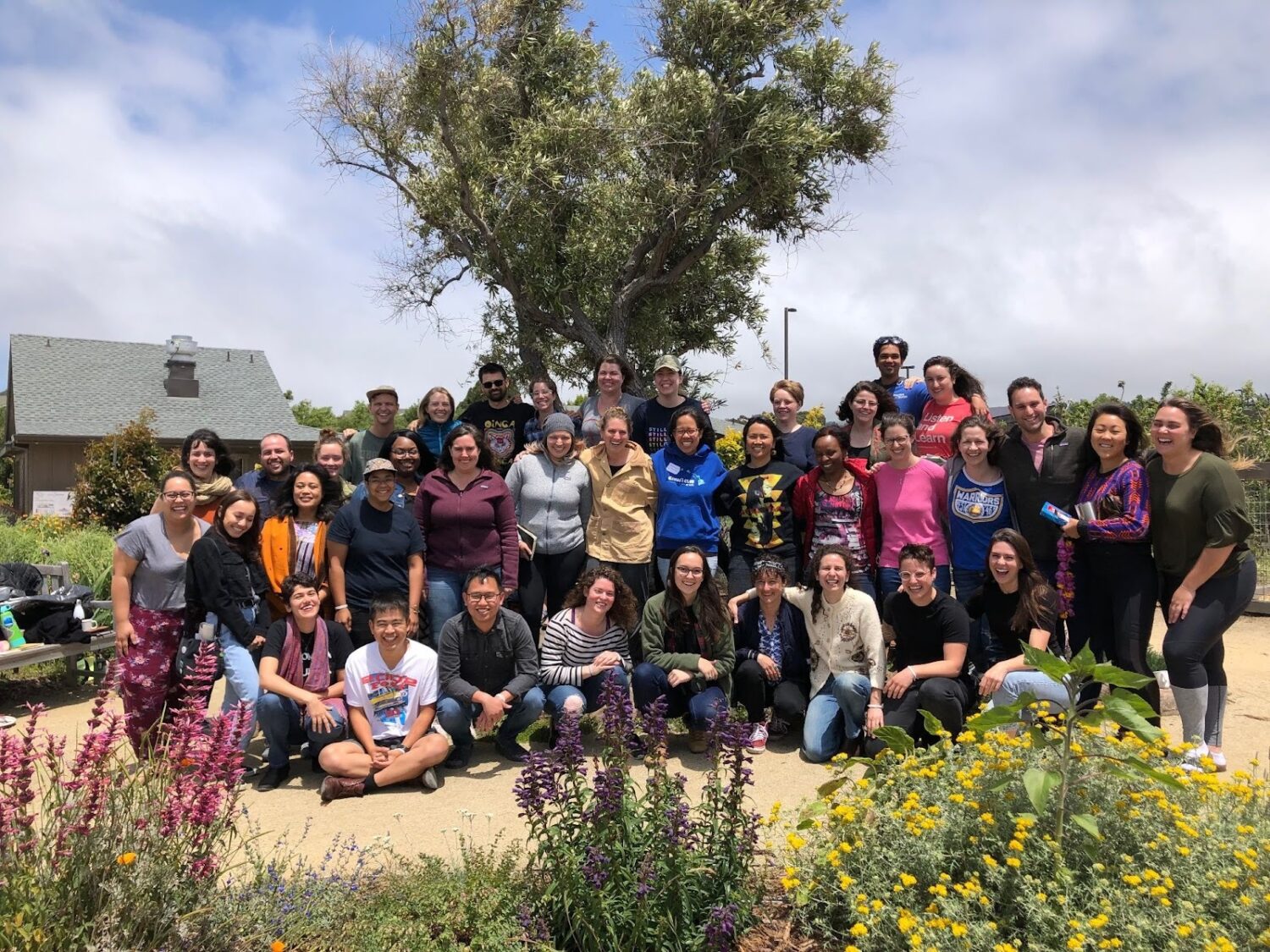 Group photo from grief retreat